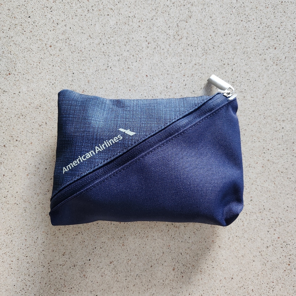 American Airlines premium economy amenity kit